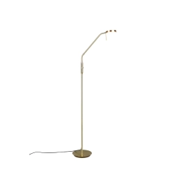 kinkiecik.pl Lampa podłogowa LED mosiądz MONZA 423310108 TRIO