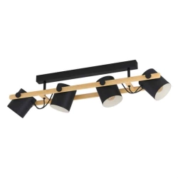 kinkiecik.pl Lampa sufitowa czarna HORNWOOD 43558 EGLO