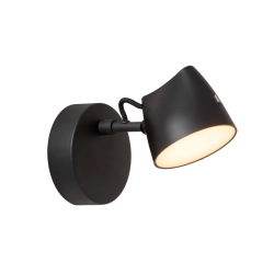 MILNE Kinkiet LED Dim. 1x6W 2700K czarny 44216/08/30 Lucide - zdjęcie produktu