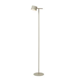 GIAN lampa podłogowa LED Dim. 1x9W 2700K Taupe 44717/08/41 Lucide - zdjęcie produktu