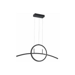 Lampa wisząca Evora czarny mat 339801-30 REALITY