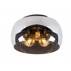 OLIVIA Lampa sufitowa Ø 40 cm 3xE27 przydymiony szary 45101/40/65 Lucide - zdjęcie produktu