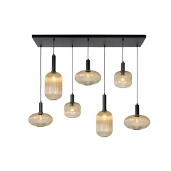 MALOTO Lampa wisząca 7xE27 Amber 45386/07/62 Lucide - zdjęcie produktu