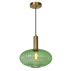 Lampa wisząca MALOTO Ø 30 cm 1xE27 Green 45386/30/33 Lucide - zdjęcie produktu