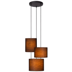 MAYA Lampa wisząca Ø 46 cm 3xE27 czarny 45409/13/30 Lucide - zdjęcie produktu