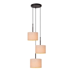MAYA Lampa wisząca Ø 46 cm 3xE27 beżowy 45409/13/38 Lucide - zdjęcie produktu