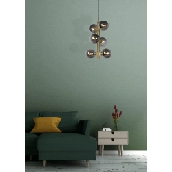 TYCHO lampa wisząca Ø 25,5 cm G9 satyna mosiądz 45474/06/02 Lucide - zdjęcie dodatkowe 1