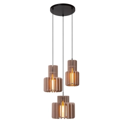 ROLLO Lampa wisząca 3xE27 Taupe 45491/13/41 Lucide - zdjęcie produktu