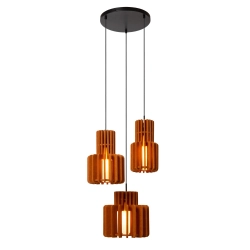 ROLLO Lampa wisząca 3xE27 Terracotta 45491/13/55 Lucide - zdjęcie produktu