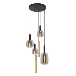 JOANET Lampa wisząca Ø 65 cm 4xE27- 2xGU10 mosiądz 45494/16/96 Lucide - zdjęcie produktu