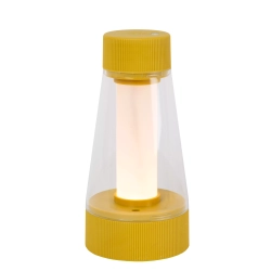 LORALI Lampa stołowa z możliwością ładowania Akumulator/baterie Ø 7,7 cm LED Dim. IP44 45500/01/44 Lucide - zdjęcie prod