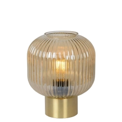Lampa stołowa MALOTO Ø 20 cm 1xE27 Amber 45586/20/62 Lucide - zdjęcie produktu