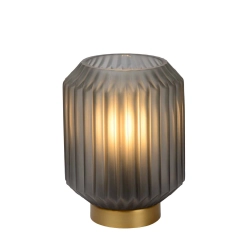 Lampa stołowa SUENO Ø 13 cm 1xE14 Satin Grey 45595/01/51 Lucide - zdjęcie produktu