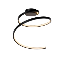 Plafon MAXENCE Ø 46 cm LED Dim 1x24W 3000K 3 StepDim czarny 46199/25/30 Lucide - zdjęcie produktu