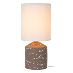 FRAN - Lampa stołowa - Ø 13 cm - 1xE14 - Taupe - Essential 47550/81/41 LUCIDE