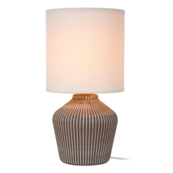 FILIZ - Lampa stołowa - Ø 16 cm - 1xE14 - Taupe - Essential 47551/81/41 LUCIDE