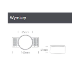 kinkiecik.pl Oprawa podstropowa Semi Trimless Dark Light Aluminium 10105D8/W/B ONE LIGHT