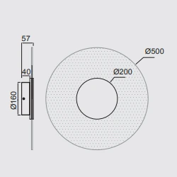 Lampa ścienna Mantra Venus 8013MA - zdjęcie dodatkowe 1