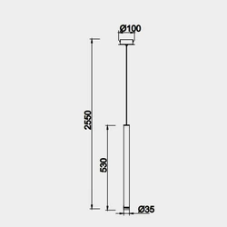 Lampa wisząca Mantra Cala 8080MA - zdjęcie dodatkowe 1