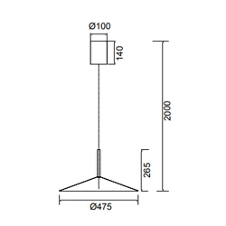 Lampa wisząca Mantra Calice 7893MA - zdjęcie dodatkowe 1