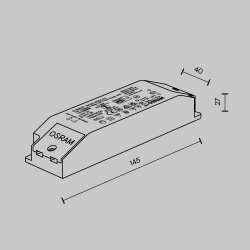Zasilacz Flarity 30-220-240-24-G2 30W Maytoni - zdjęcie dodatkowe 1