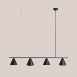 FORM 4 CZARNY 1108L1 Nowoczesna lampa wisząca Aldex - zdjęcie produktu