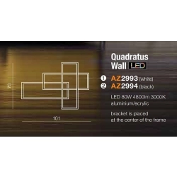 Kinkiet QUADRATUS AZ2994 DIMM AZZARDO