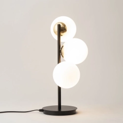 Lampka z białymi kulistymi kloszami Sigma Lighting – PIANO 50364