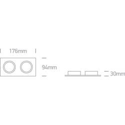 kinkiecik.pl The Dual Ring Range Aluminium 51205ABG/B ONE LIGHT