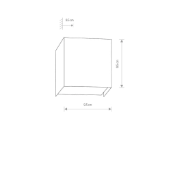 Kinkiet CUBE 5267 silver Nowodvorski - zdjęcie dodatkowe 1