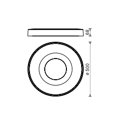 Lampa sufitowa Mantra Coin Redondo 8037MA - zdjęcie dodatkowe 1