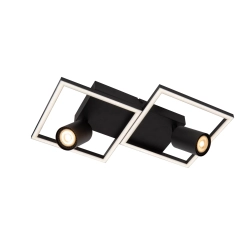 ARIANNE Flush lampa sufitowa LED 2xGU10- CCT czarny 53102/24/30 Lucide - zdjęcie produktu