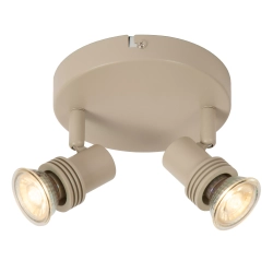 KIANTI Plafon Ø 15 cm 2xGU10 Taupe 53901/12/41 Lucide - zdjęcie produktu