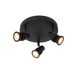 KIANTI Plafon Ø 21 cm 3xGU10 czarny 53901/13/30 Lucide - zdjęcie produktu