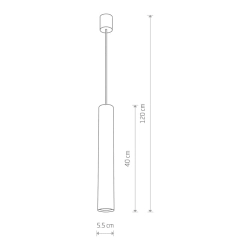 Lampa wisząca EYE white L 5455 Nowodvorski - zdjęcie dodatkowe 1