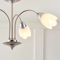 kinkiecik.pl Lampa sufitowa Petal 3LT Semi Flush 124-3 ENDON