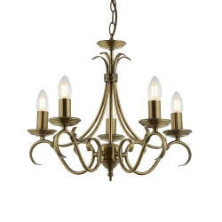 kinkiecik.pl Lampa wisząca Bernice 5LT Pendant 2030-5AN ENDON