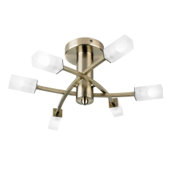 kinkiecik.pl Lampa sufitowa Havana 6LT Semi Flush 146-6AB ENDON