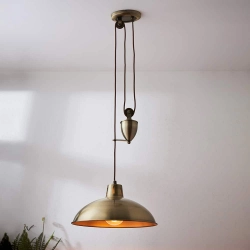 kinkiecik.pl Lampa wisząca Polka Rise&Fall Pendant POLKA-AB ENDON