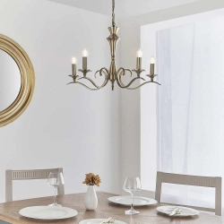 kinkiecik.pl Lampa wisząca Kora 5LT Pendant KORA-5AB ENDON