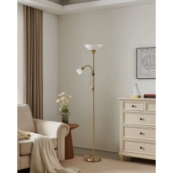 UP 2 Lampa podłogowa E27;E14 mosiądz 82843 EGLO
