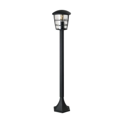 ALORIA Słupek oświetleniowy E27 94 cm czarny zewnętrzna lampa stojąca 93408 EGLO