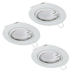 PENETO Oprawa stropowa GU10 zestaw 3 szt 94406 EGLO
