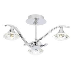 kinkiecik.pl Lampa sufitowa Langella 3LT Semi Flush LANGELLA-3CH ENDON