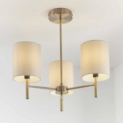kinkiecik.pl Lampa sufitowa Brio 3LT Semi Flush BRIO-3AB ENDON