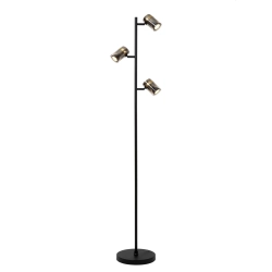 UPTON Lampa podłogowa 3xGU10 przydymiony szary 57700/03/65 Lucide - zdjęcie produktu