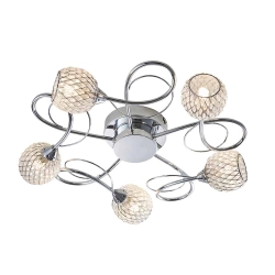 kinkiecik.pl Lampa sufitowa Aherne 5LT Semi Flush AHERNE-5CH ENDON