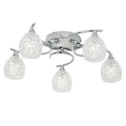 kinkiecik.pl Lampa sufitowa Boyer 5LT Semi Flush BOYER-5CH ENDON