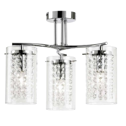 kinkiecik.pl Lampa sufitowa Alda 3LT Semi Flush ALDA-3CH ENDON