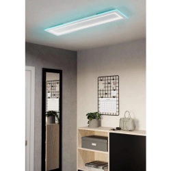 PADROGIANO-Z Plafon LED RGB+TW biały 120x30 cm oprawa sufitowa Smart Home 900485 EGLO